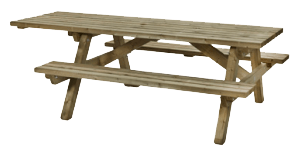 Talen Buitenmeubelen Rolstoelpicknicktafel 230x160cm Talen Buitenmeubelen - Talen buitenmeubelen - Groen