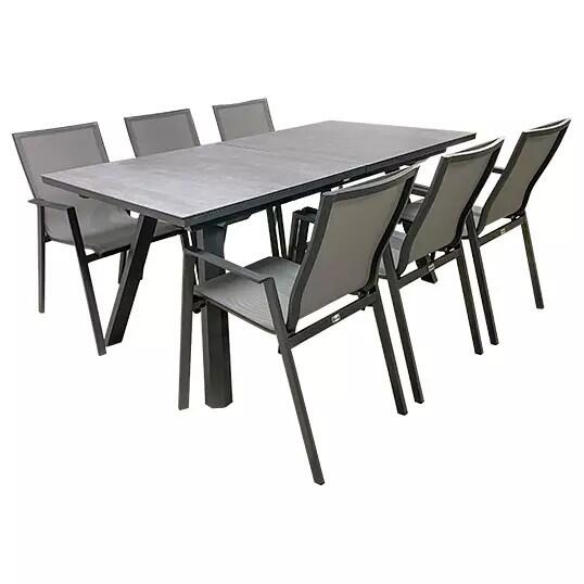 Goya Diningset 6 p. Trestino - Trestino - Grijs