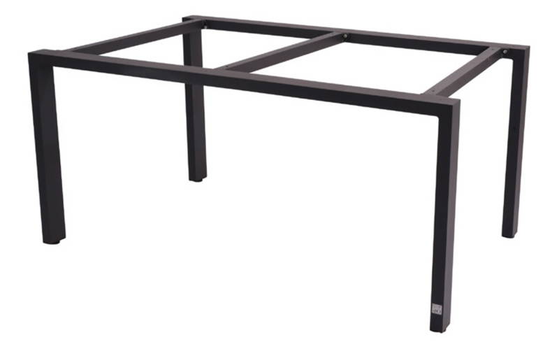 4SO Goa Tafelframe Antracite Met Tafelblad Teak 160 x 95 cm 4SO - 4so - Grijs