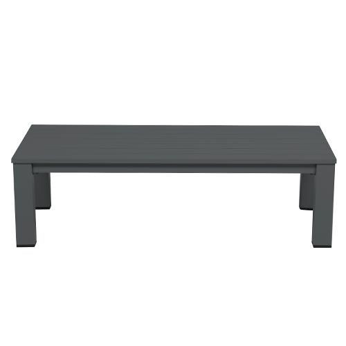 Garden Impressions Lincoln lounge tafel 140x70 carbon black Garden Impressions - Garden impressions - Zwart