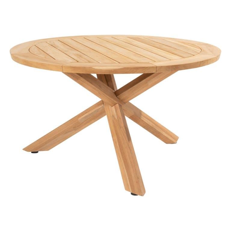 Taste Taste Prado Diningtafel Teak Ø 130 cm Blad met onderstel 4SO - Taste - Bruin