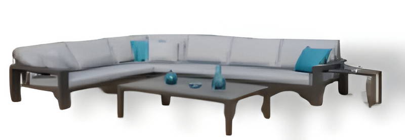 Own Benton tea table aluminium frame antraciet blad OWN - Own - Zwart