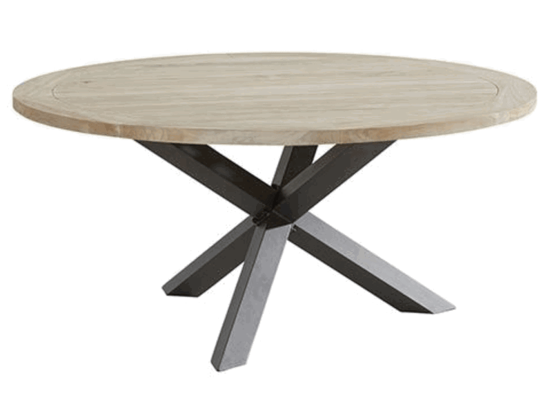 Taste Louvre dining tuintafel dia. 160 cm aluminium 4SO - Taste - Bruin