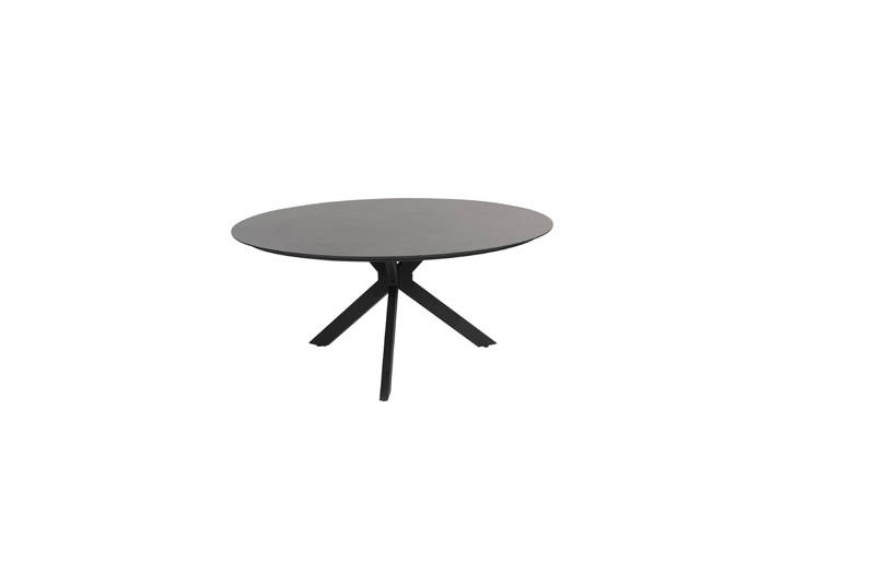 4SO Locarno dining tafel antraciet HPL slate dia. 160 cm 4SO - 4so - Grijs