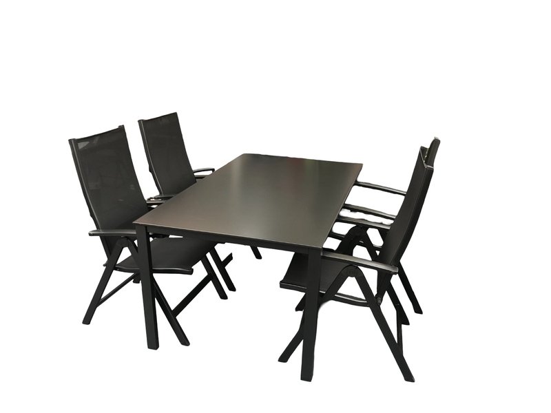Driesprong Collection Cubic dining set cubic tafel met 4 x easy stoel Driesprong Collection - Driesprong collection