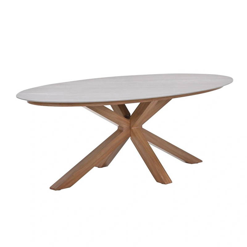 Garden Impressions Scotland Tuintafel Napoli Sand 230x115 cm Garden Impressions - Garden impressions