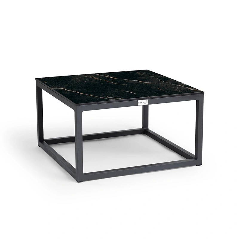 Tierra Outdoor Rio Salontafel M Trespa Marble 60x60 cm Tierra Outdoor - Tierra outdoor - Grijs