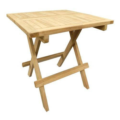 Buitengewoon de Boet Teak inklaptafel Teak L50 x B50 x H50 cm Buitengewoon Boet - Buitengewoon de boet