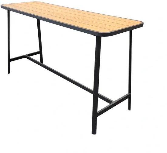 Elmas Bartafel Antraciet 175x58x95 cm Trestino - Trestino