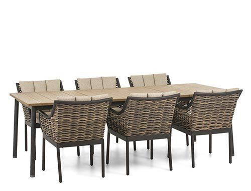Applebee Milou Diningset Willow 240x100x76 cm Applebee - Applebee