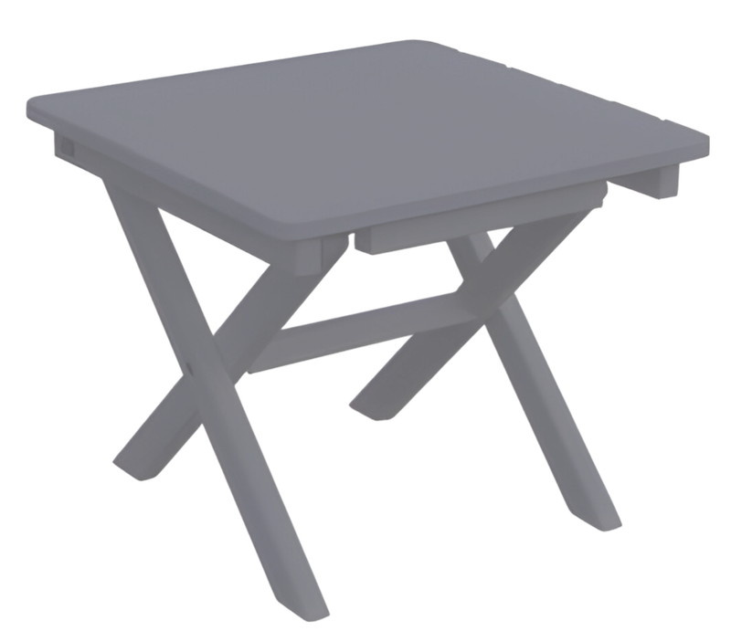 Buitengewoon de Boet Klaptafel Westerly licht 45x45x38 cm Buitengewoon de Boet - Buitengewoon de boet - Grijs