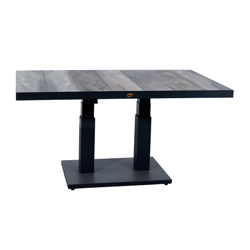 Oosterik Home Lounge tafel Farmington Concrete Black D 140 x B 85 x H 73 - 50 cm Oosterik Home - Oosterik home - Zwart