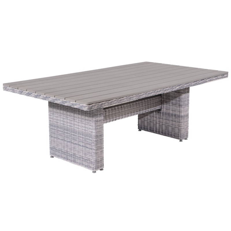 Garden Impressions Tennessee L/D tafel 180x100 cloudy Garden Impressions - Garden impressions - Grijs