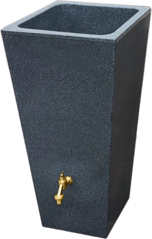 PRESTIGE Regenton manhattan 200L incl. messing kraantje - - Grijs