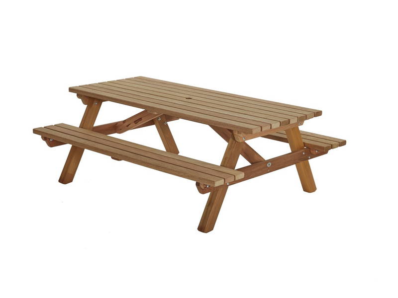 Talen Buitenmeubelen Picknicktafel hardhout 200 cm Talen Buitenmeubelen - Talen buitenmeubelen - Bruin