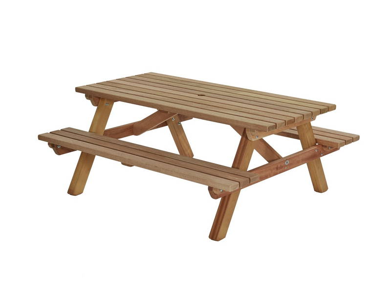 Talen Buitenmeubelen Picknicktafel hardhout 180 cm Talen Buitenmeubelen - Talen buitenmeubelen - Bruin