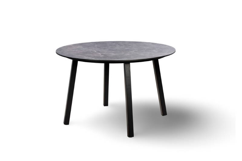 Teeburu tafel black/concrete dia. 120 cm Yoi - Yoi - Zwart