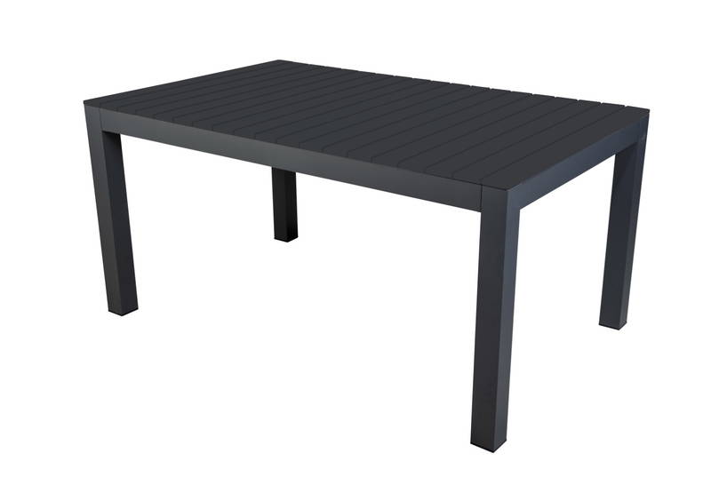 Midori low dining table 148x90 cm aluminium dark grey Yoi - Yoi - Grijs