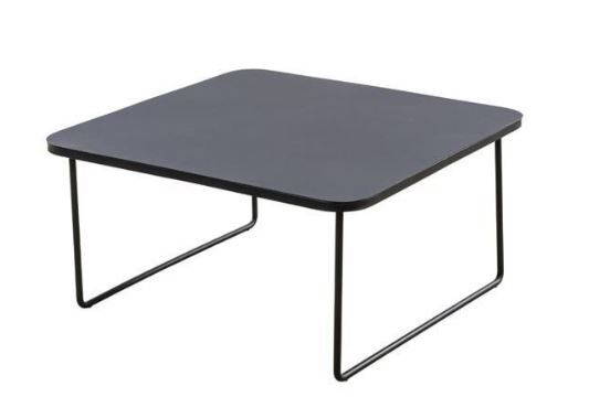 Taiyo coffee tafel 78x78x40cm aluminium black Yoi - Yoi - Zwart