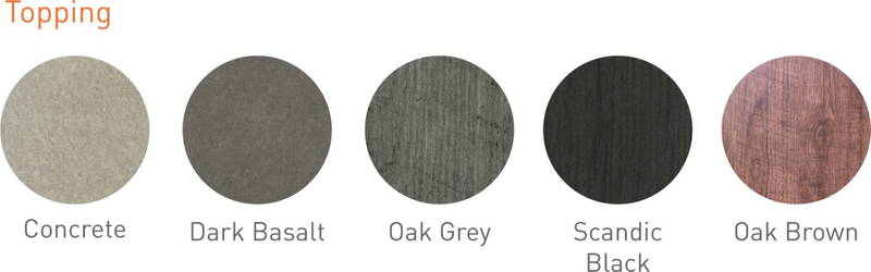 Tierra Outdoor Celino tafel eiken 240x100 wit frame Tierra - Tierra outdoor - Grijs