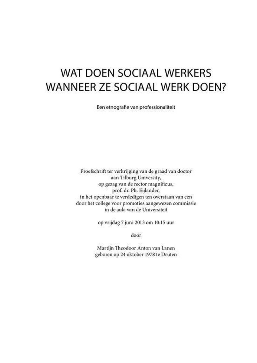 Eburon Wat doen sociaal werkers wanneer ze sociaal werk doen?