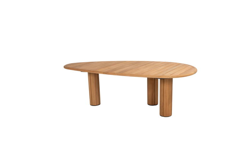 4SO Taste Corsica dining tafel teak dia. 160 cm blad met frame 4SO - 4so