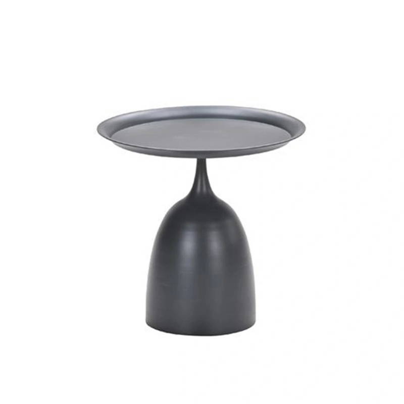 Garden Impressions Mioala Bijzettafel Carbon Black dia. 50xH48 cm Garden Impressions - Garden impressions - Grijs