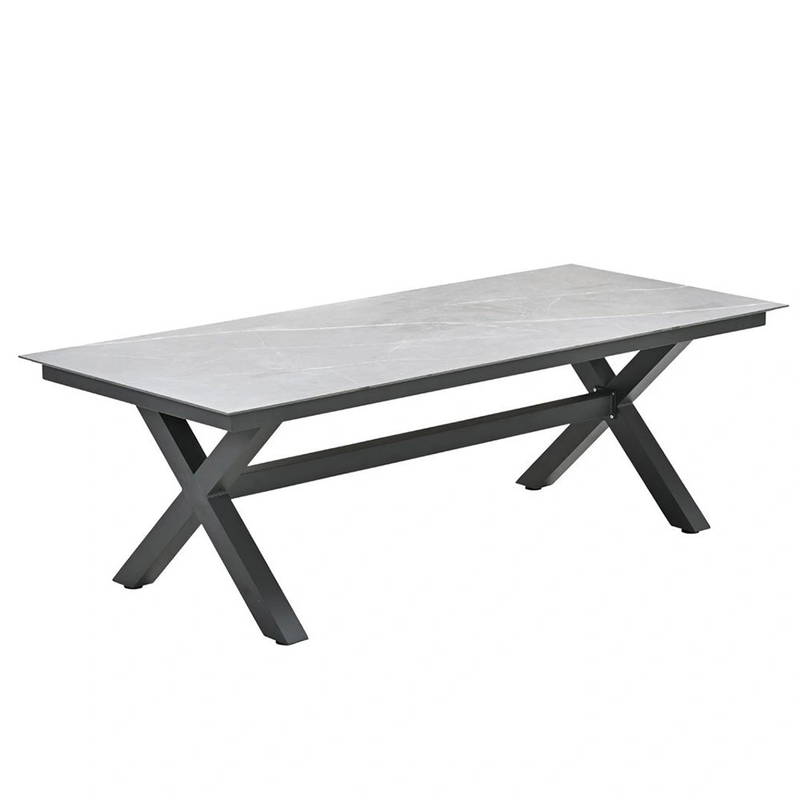 Garden Impressions Marbella Tuintafel Sicilian Grey 240x100 cm Garden Impressions - Garden impressions - Grijs