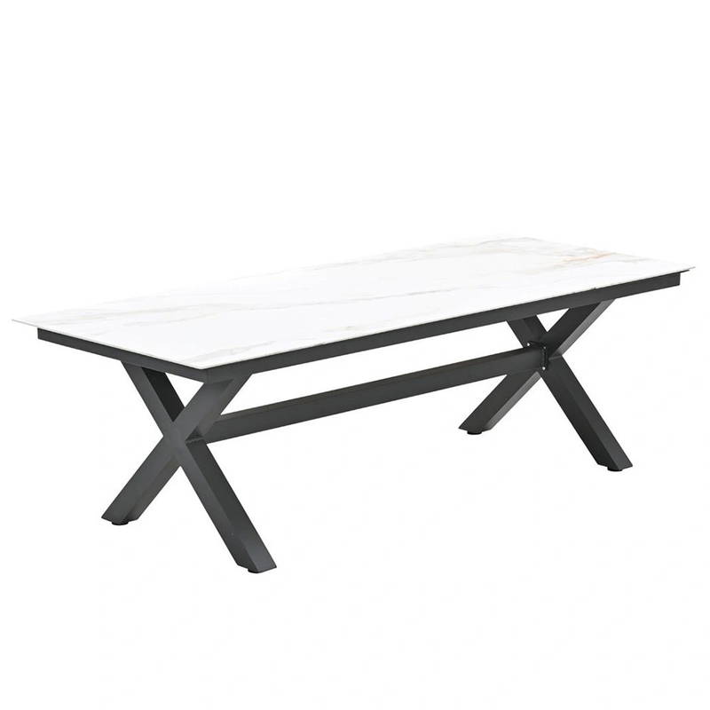 Garden Impressions Marbella Tuintafel Venice White 240x100 cm Garden Impressions - Garden impressions