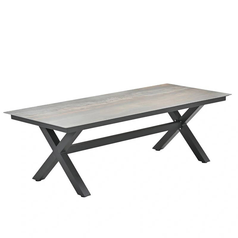 Garden Impressions Marbella Tuintafel Rome Bronze 240x100 cm Garden Impressions - Garden impressions