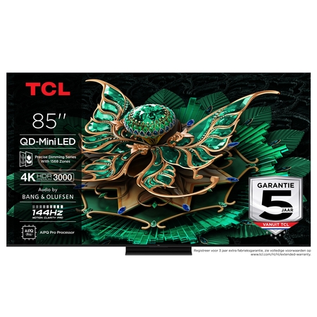 TCL TCL 85MQLED85K TV (2025) - Zwart