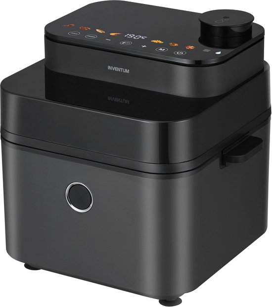 Inventum GF730HLDB Airfryer - Heteluchtfriteuse - Zwart