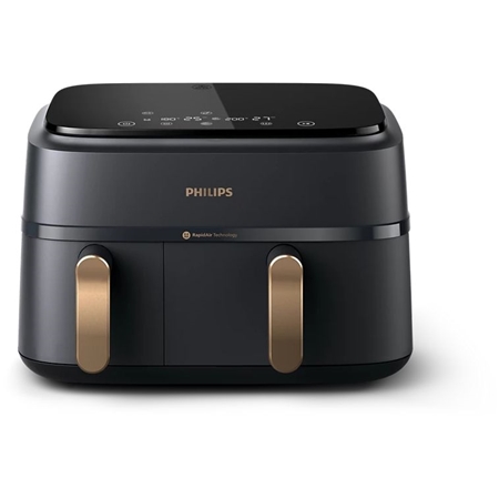 Philips Philips NA352/00 3000 Serie Airfryer met 2 Manden - Grijs