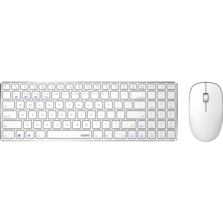 Rapoo Rapoo "9300M draadloos toetsenbord combo set wit