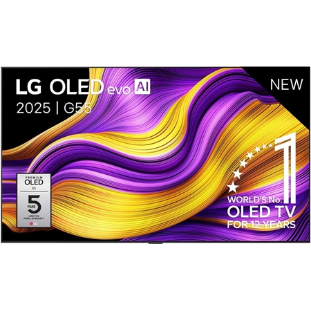 LG LG OLED77G55LW EVO 4K TV (2025) - Silver