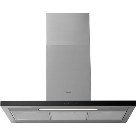 Inventum Inventum AKB9015RVS Afzuigkap - Blokschouw - 90 cm - Silver