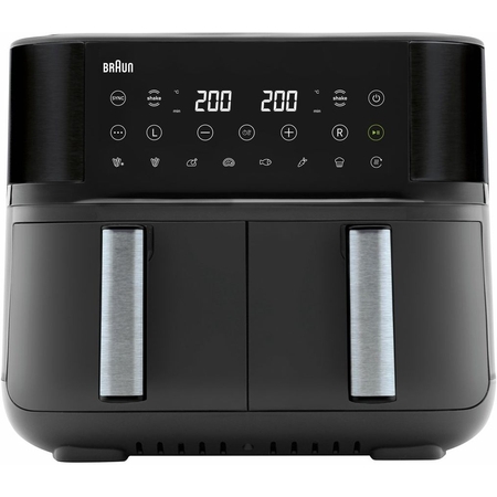 Braun Braun TD3030 TwinCook 3 Dubbele Airfryer - Zwart