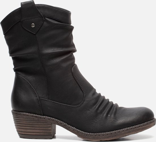 Rieker - Dames Enkellaarsjes - Zwart