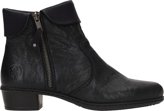Rieker - Dames Enkellaarsjes - Zwart
