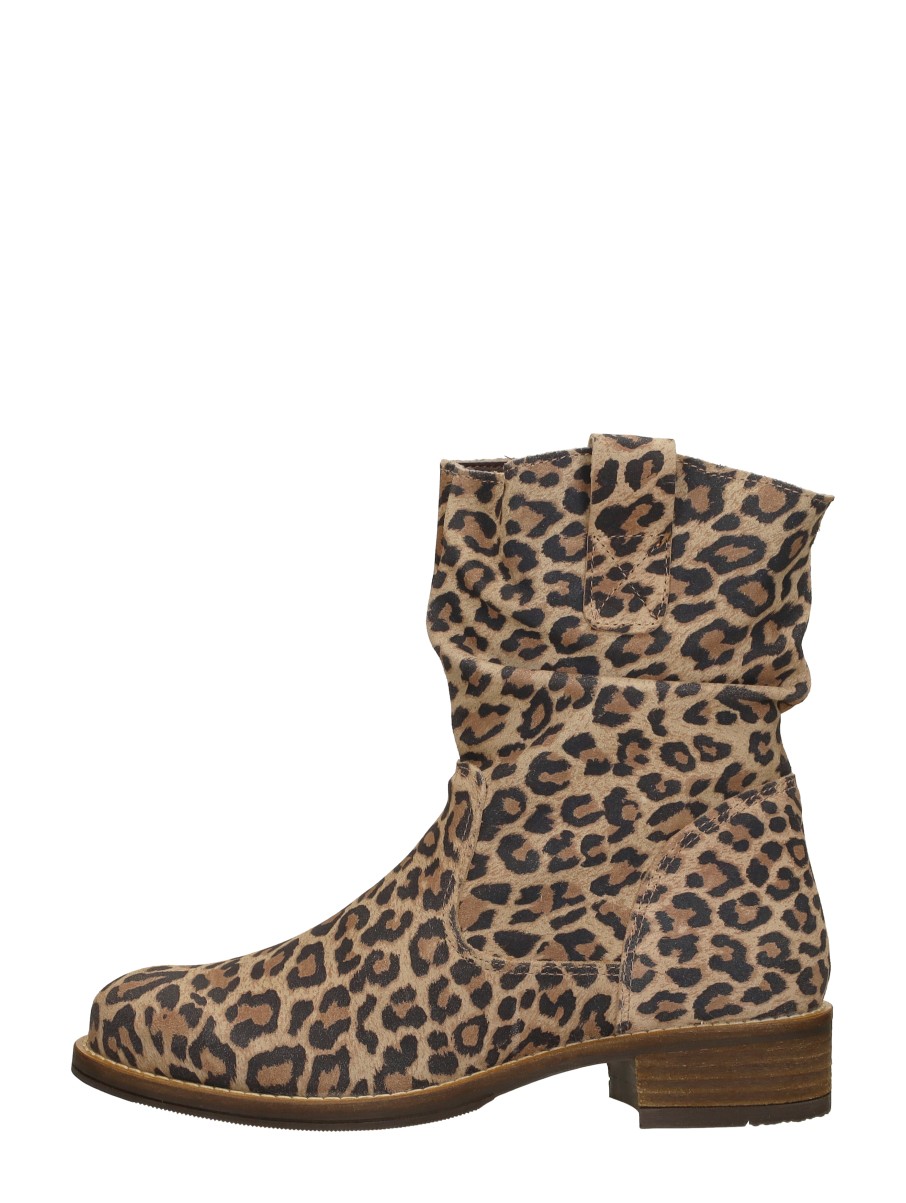 Sub55 Sub55 - Enkellaarsjes Plat - Beige