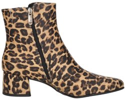 Marco Tozzi - Enkellaarsjes Hak - Beige