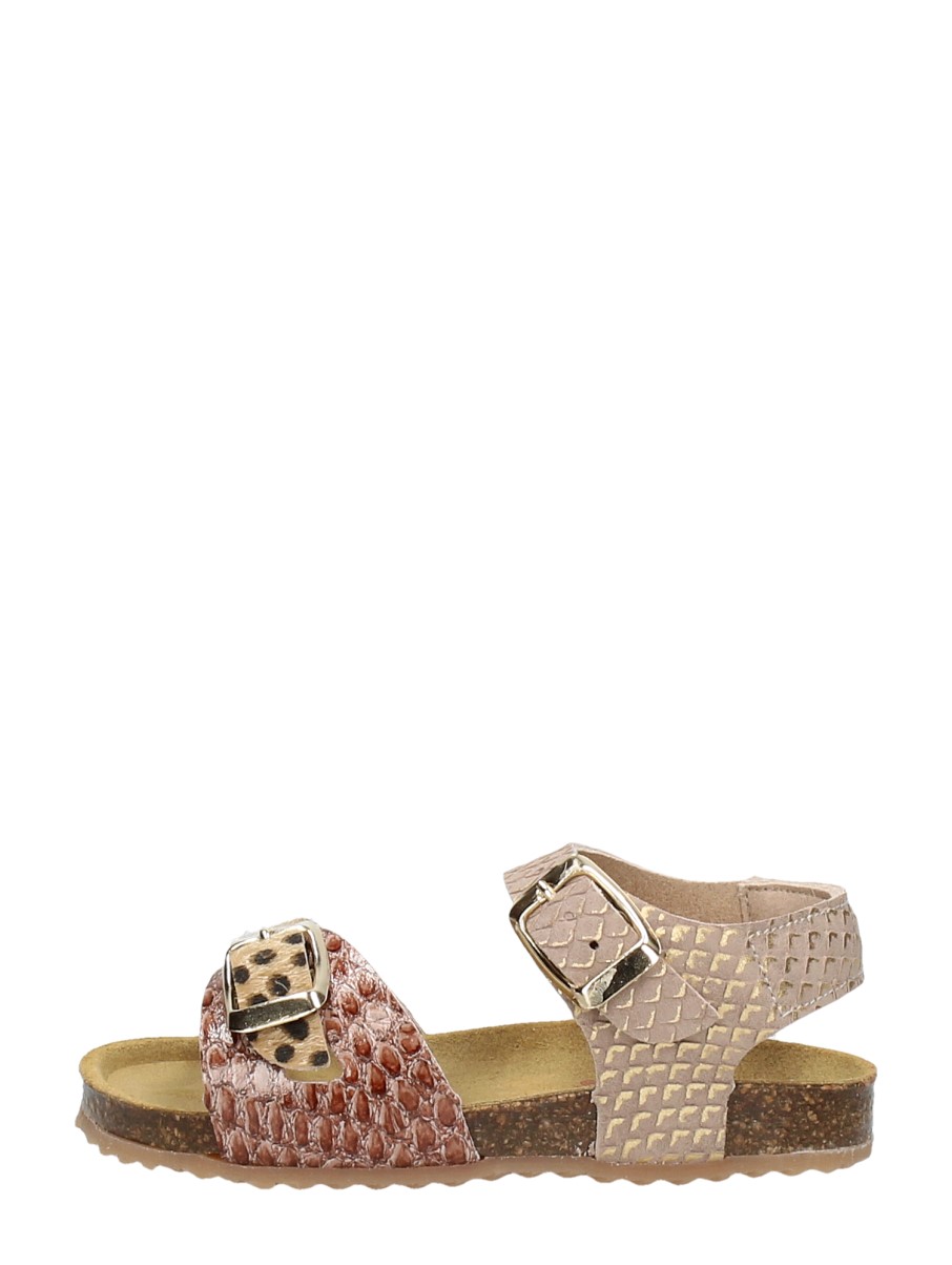 Develab Develab - Meisjes Sandalen Middel Bruin