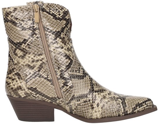 Sub55 - Enkellaarsjes Hak - Beige