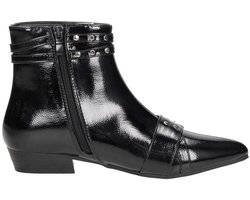 Sub55 - Enkellaarsjes Plat Zwartlak