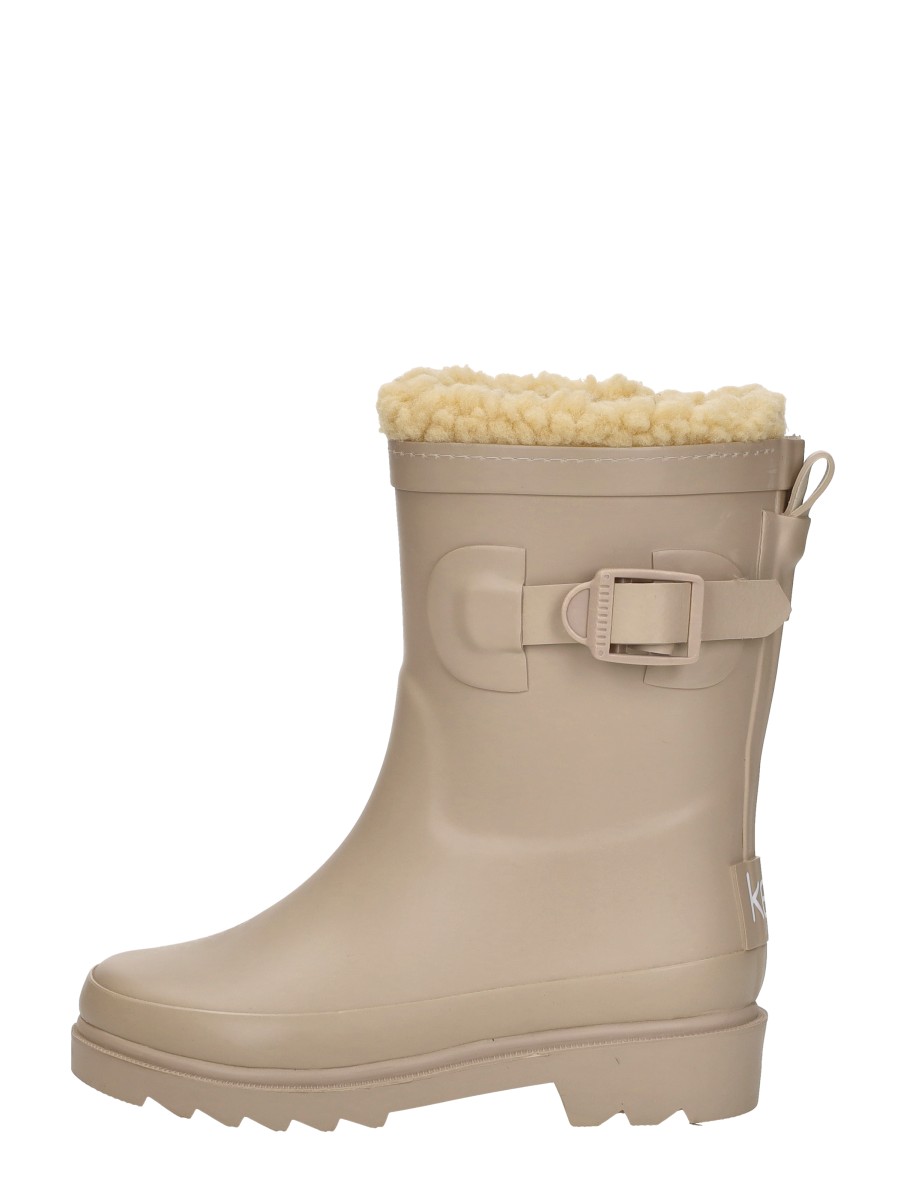 KEQ Keq - Rainboots Fur - Beige