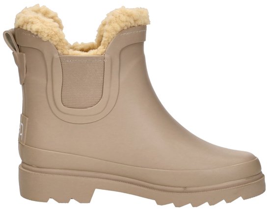 KEQ - Chelsea Rainboots Fur - Beige