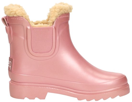 KEQ - Chelsea Rainboots Fur - Roze