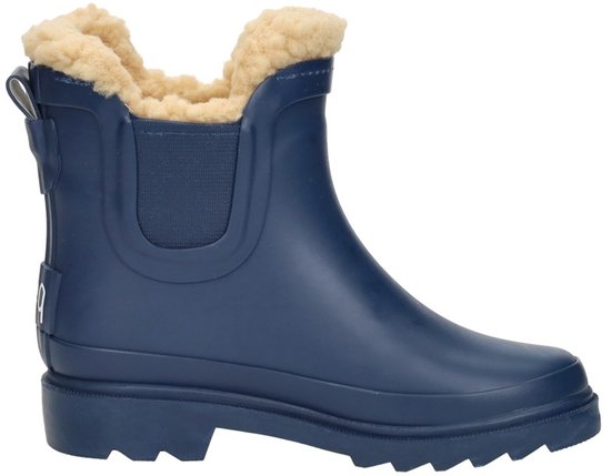 KEQ - Chelsea Rainboots Fur - Blauw
