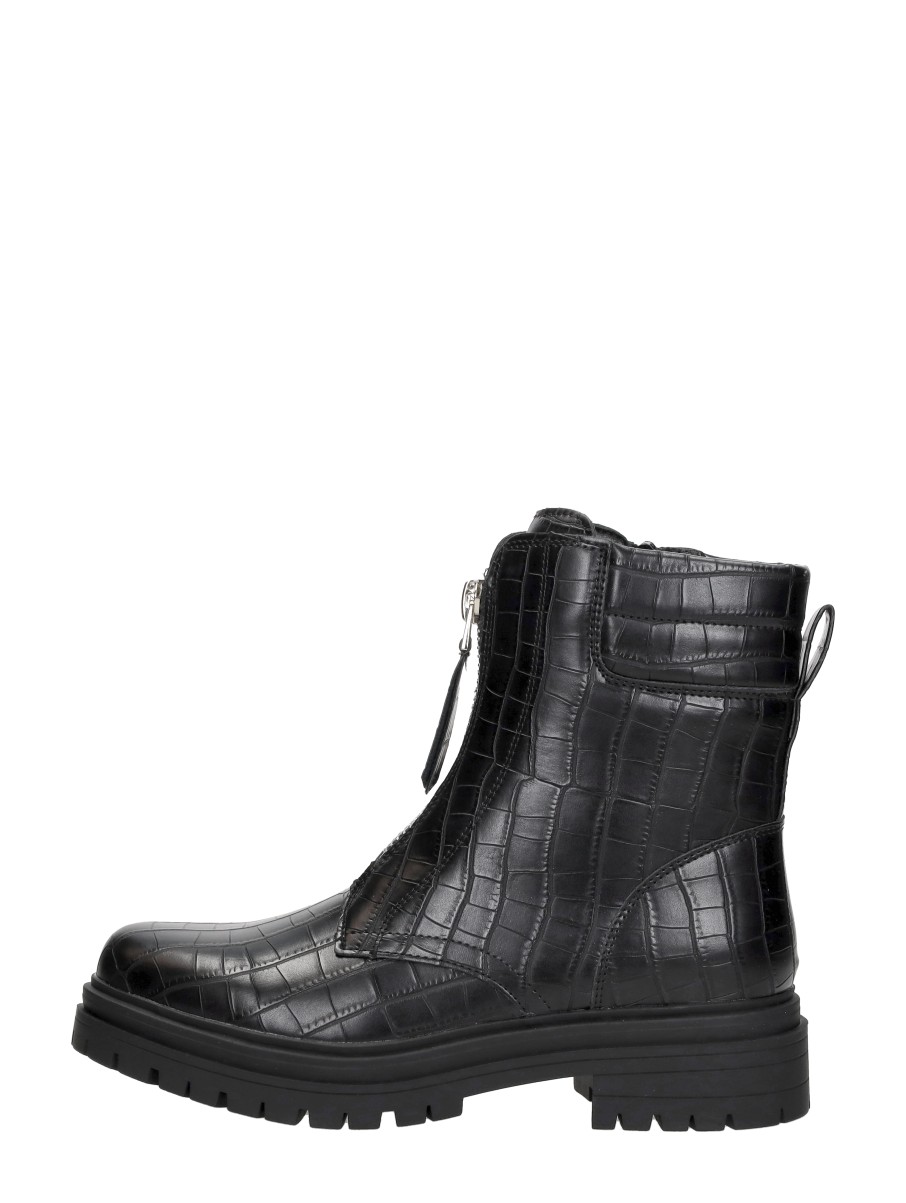 Sub55 Sub55 - Enkellaarsjes Plat - Zwart