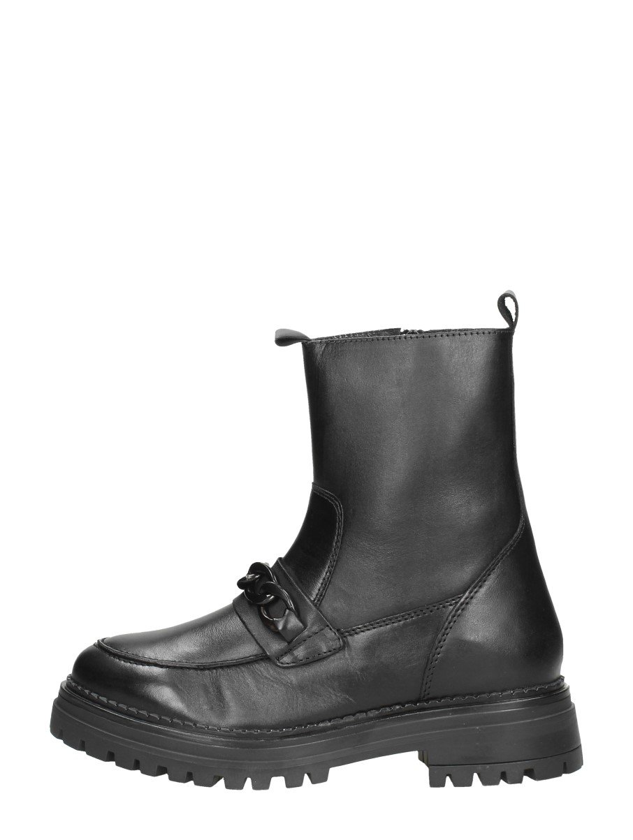 Sub55 Sub55 - Enkellaarsjes Plat - Zwart